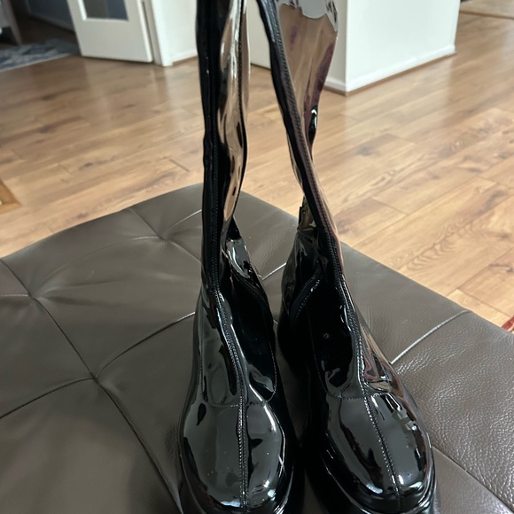 Circus by Sam Edelman Shoes - Circus by Sam Edelman Glossy Black Knee-High Boots
